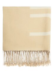 Huivi CALVIN KLEIN Fringes Scarf 65X195 Doeskin K60K607322PBP hinta ja tiedot | Naisten huivit | hobbyhall.fi