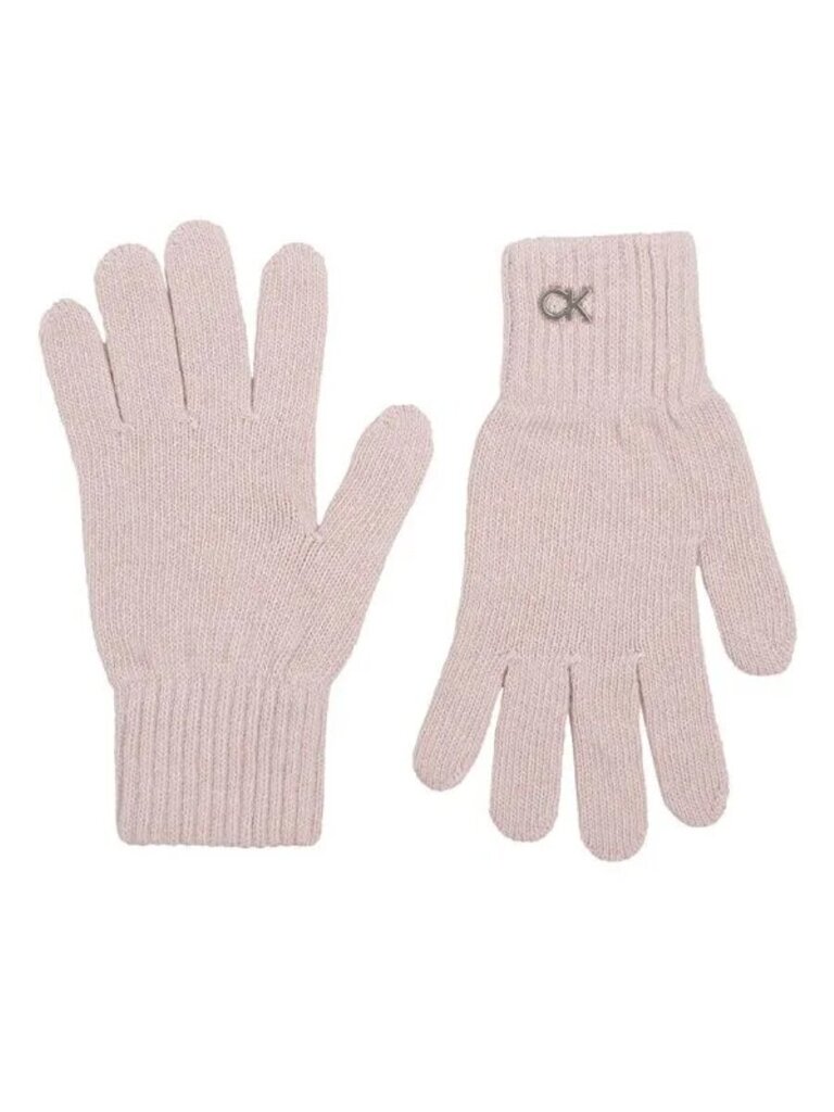 Käsineet CALVIN KLEIN Re-Lock Knit Gloves Pale Mauve K60K611164VFM hinta ja tiedot | Naisten käsineet | hobbyhall.fi