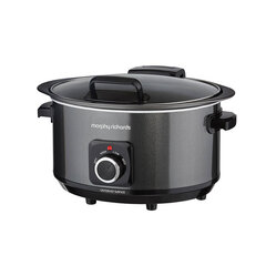 MORPHY RICHARDS Slow cooker Sear And Stew 6,5L Fällbart Lock hinta ja tiedot | Höyry- ja monitoimikattilat | hobbyhall.fi