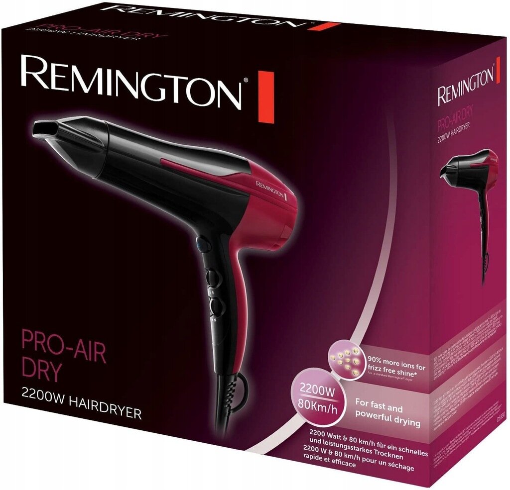 REMINGTON D5950 PRO AIR HIUSTENKUIVAIN hinta ja tiedot | Hiustenkuivaajat | hobbyhall.fi