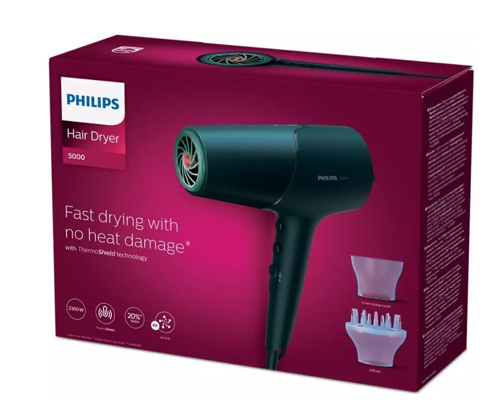 Philips BHD512/00 hinta ja tiedot | Hiustenkuivaajat | hobbyhall.fi