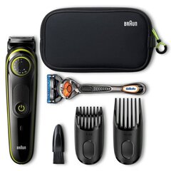 BRAUN BT3941 PARTATRIMMERI + GILLETTE FUSION PARTAHÖYLÄ hinta ja tiedot | Hiustenleikkuukoneet ja trimmerit | hobbyhall.fi