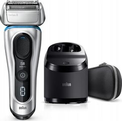 Braun Shaver 8390cc Cordless, Wet use, Lithium Ion, Number of shaver heads hinta ja tiedot | Parranajokoneet | hobbyhall.fi