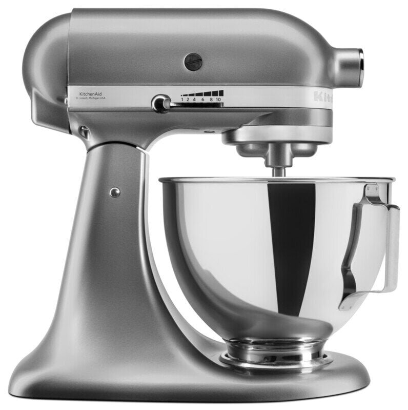 Monitoimikone KitchenAid Artisan 5KSM95PSEMC, hopea hinta ja tiedot | Yleiskoneet | hobbyhall.fi