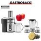 Mehulinko 4 in 1 Gastroback 40152, ruostumaton teräs hinta ja tiedot | Mehupuristimet ja mehulingot | hobbyhall.fi