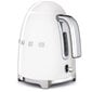 Vedenkeitin Smeg KLF03WHEU 1,7l 2400W, valkoinen hinta ja tiedot | Vedenkeittimet | hobbyhall.fi