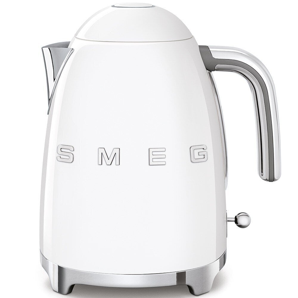 Vedenkeitin Smeg KLF03WHEU 1,7l 2400W, valkoinen hinta ja tiedot | Vedenkeittimet | hobbyhall.fi