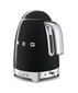 Vedenkeitin Smeg KLF04BLEU 1,7l 2400W, musta hinta ja tiedot | Vedenkeittimet | hobbyhall.fi