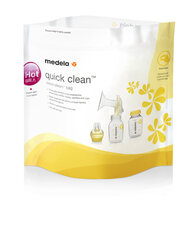 Sterilointipussi Medela Quick Clean 008.0041, 5kpl hinta ja tiedot | Pullonlämmittimet ja sterilointilaitteet | hobbyhall.fi