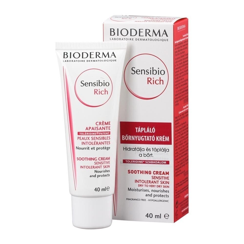 BIODERMA Sensibio Rich Soothing Cream päivävoide 40 ml hinta ja tiedot | Kasvovoiteet | hobbyhall.fi