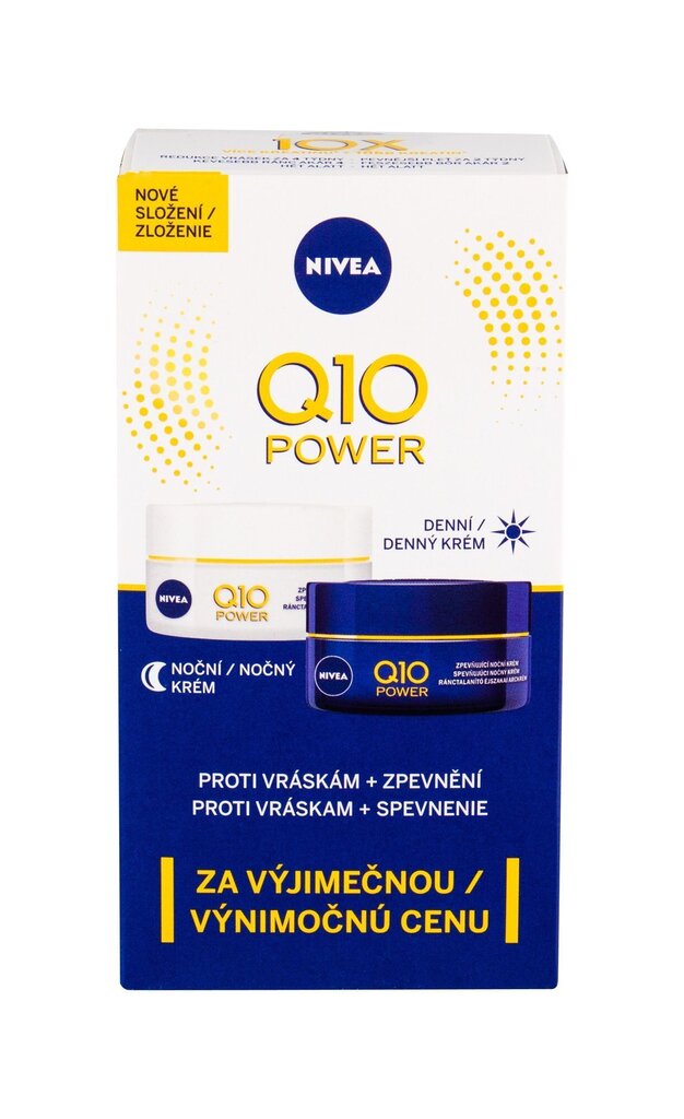 Nivea Q10 Power päivävoide lahjapakkaus 50 ml hinta ja tiedot | Kasvovoiteet | hobbyhall.fi