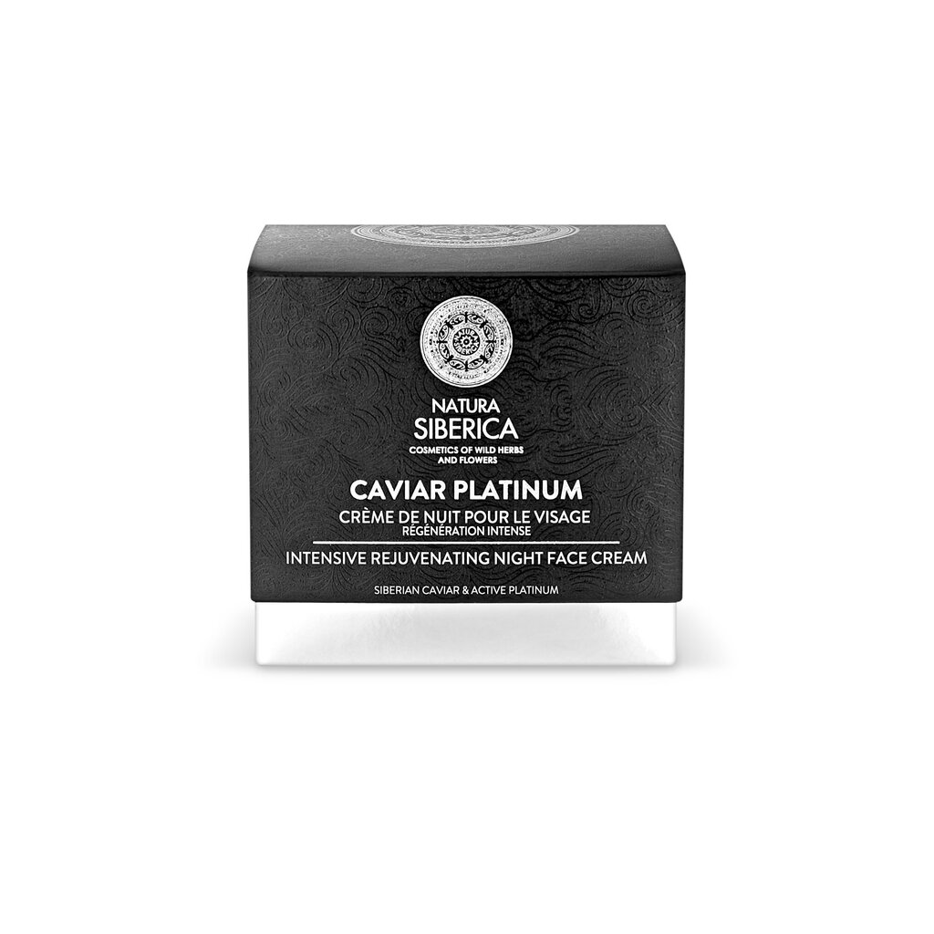 Natura Siberica Caviar Platinum elvyttävä yövoide 50 ml hinta ja tiedot | Kasvovoiteet | hobbyhall.fi