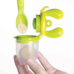 KidsMe Food Feeder Lime 6+ kk, iso hinta ja tiedot | Vauvan ja lasten astiat | hobbyhall.fi