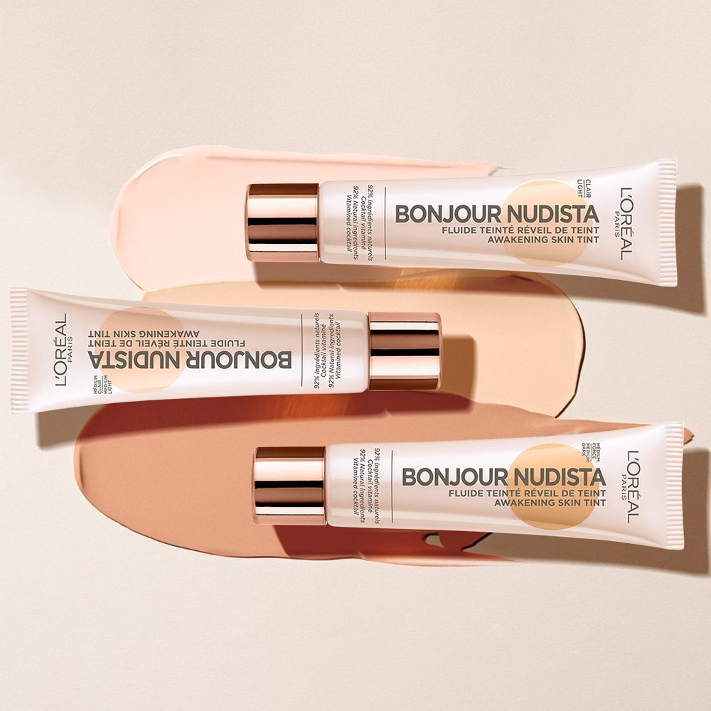 L'Oreal Paris Bonjour Nudista BB Cream 30 ml, 01 Light, 02 Medium Clair/Light hinta ja tiedot | Kasvovoiteet | hobbyhall.fi