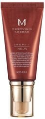 Missha M Perfect Cover BB Cream 50 ml, 25 Warm Beige hinta ja tiedot | Kasvovoiteet | hobbyhall.fi