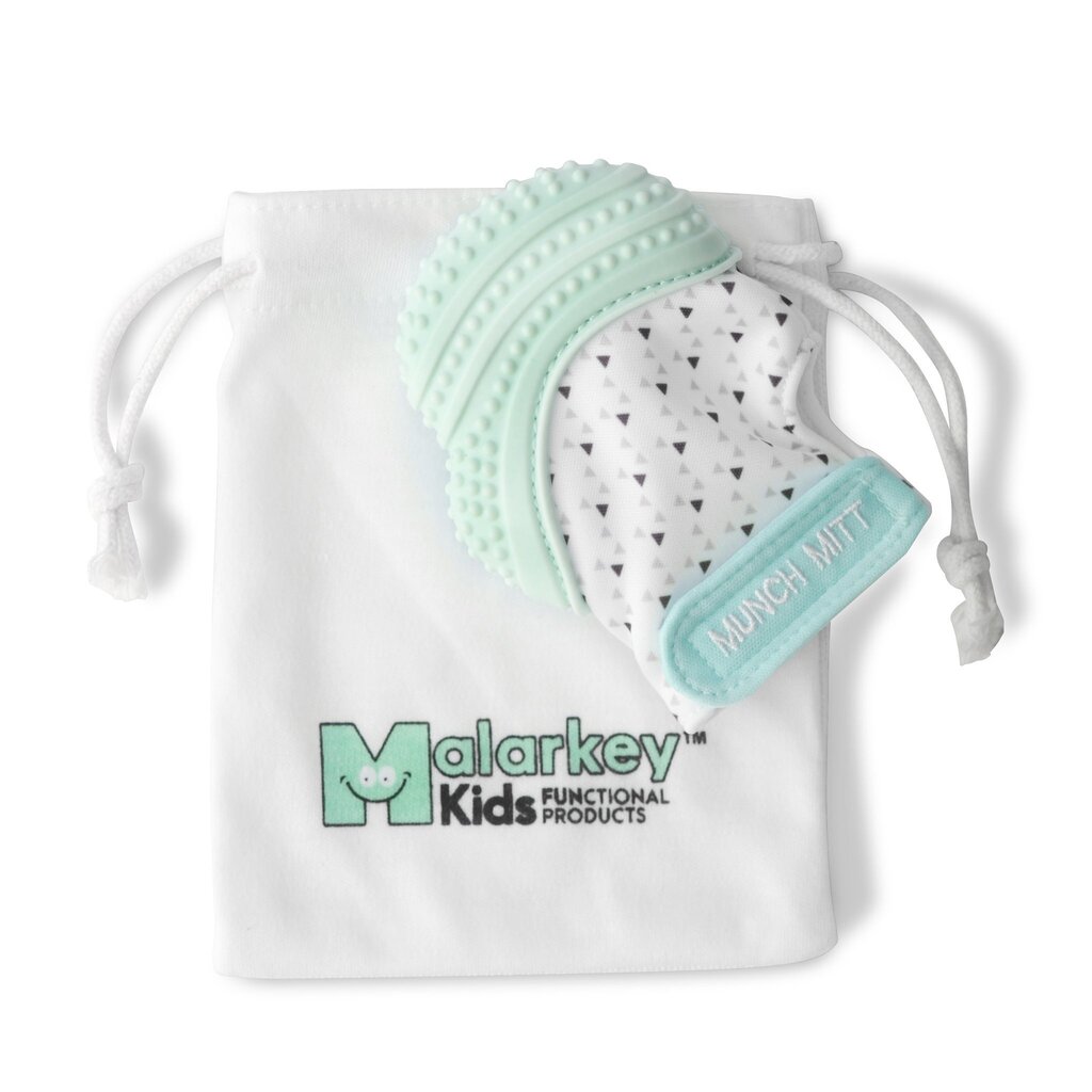 Puruleluhansikas Munch Baby Mint Green Triangles, MM06GT hinta ja tiedot | Purulelut | hobbyhall.fi