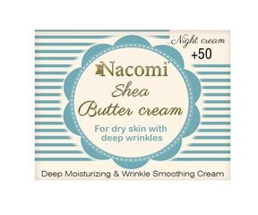 Nacomi Shea Butter Cream kasvovoide 50 ml hinta ja tiedot | Kasvovoiteet | hobbyhall.fi