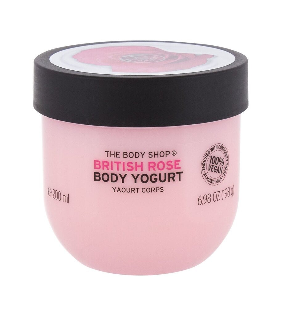 The Body Shop Briti ruusukukka vartalojogurtti 200 ml hinta ja tiedot | Vartalovoiteet ja -emulsiot | hobbyhall.fi
