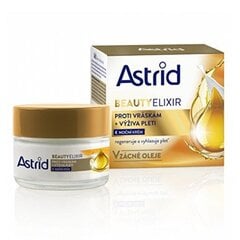 Yövoide, Astrid Nourishing Night Cream Anti-Wrinkle Beauty Elixir, 50 ml hinta ja tiedot | Kasvovoiteet | hobbyhall.fi