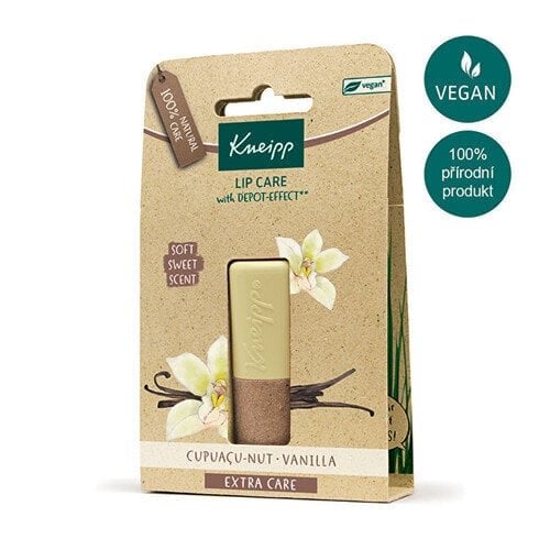 Kneipp Lip Care Cupuacu-Nut Vanilla huulibalsami 4,7 g hinta ja tiedot | Huulipunat, huulikiillot ja huulirasvat | hobbyhall.fi