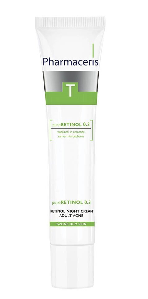 Yövoide Pharmaceris T Pureretinol 0,3 40 ml hinta ja tiedot | Kasvovoiteet | hobbyhall.fi