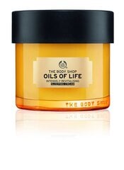 The Body Shop Oils of Life tehokosteuttava yövoide 80 ml hinta ja tiedot | Kasvovoiteet | hobbyhall.fi