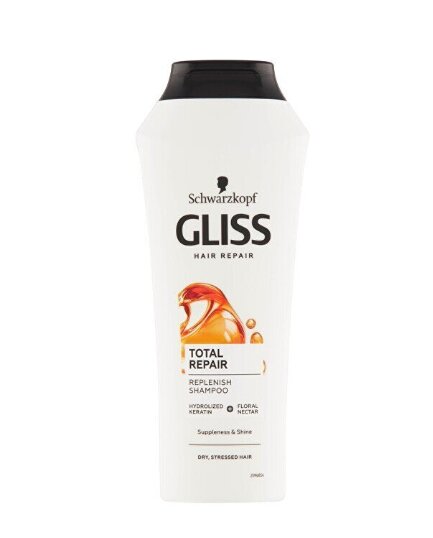 Schwarzkopf Gliss Kur Total Repair shampoo 250 ml hinta ja tiedot | Shampoot | hobbyhall.fi