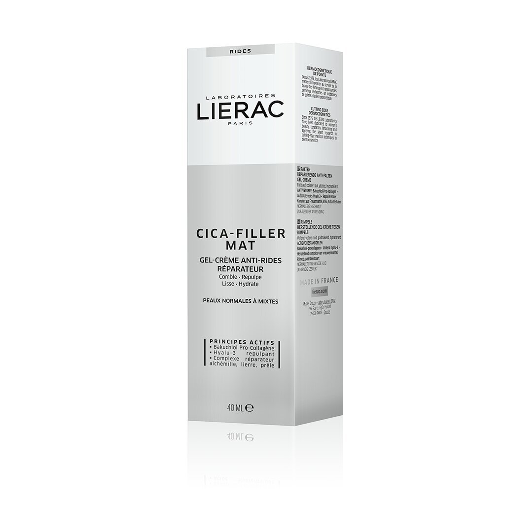 Lierac Paris Cica-Filler Mat kasvovoide 40 ml hinta ja tiedot | Kasvovoiteet | hobbyhall.fi