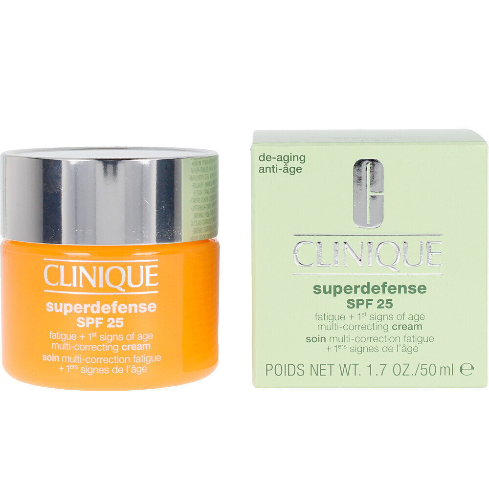 Clinique Super Defense Multi-Correcting SPF25 kasvovoide 50 ml hinta ja tiedot | Kasvovoiteet | hobbyhall.fi