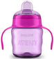 Lasten pullo silikonisuuttimella Philips Avent Premium SCF551 / 03 200 ml 6+ kuukautta, vaaleanpunainen hinta ja tiedot | Tuttipullot ja tarvikkeet | hobbyhall.fi