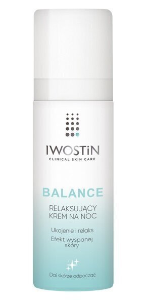 Yövoide Iwostin Balance, 50 ml hinta ja tiedot | Kasvovoiteet | hobbyhall.fi