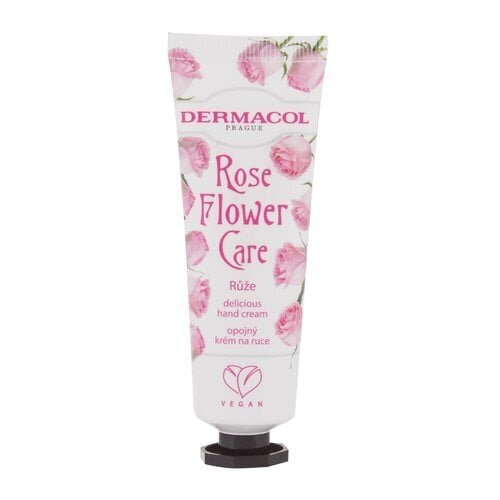 Dermacol Huumaava käsivoide Rose Flower Care (Delicious Hand Cream) 30 ml hinta ja tiedot | Vartalovoiteet ja -emulsiot | hobbyhall.fi