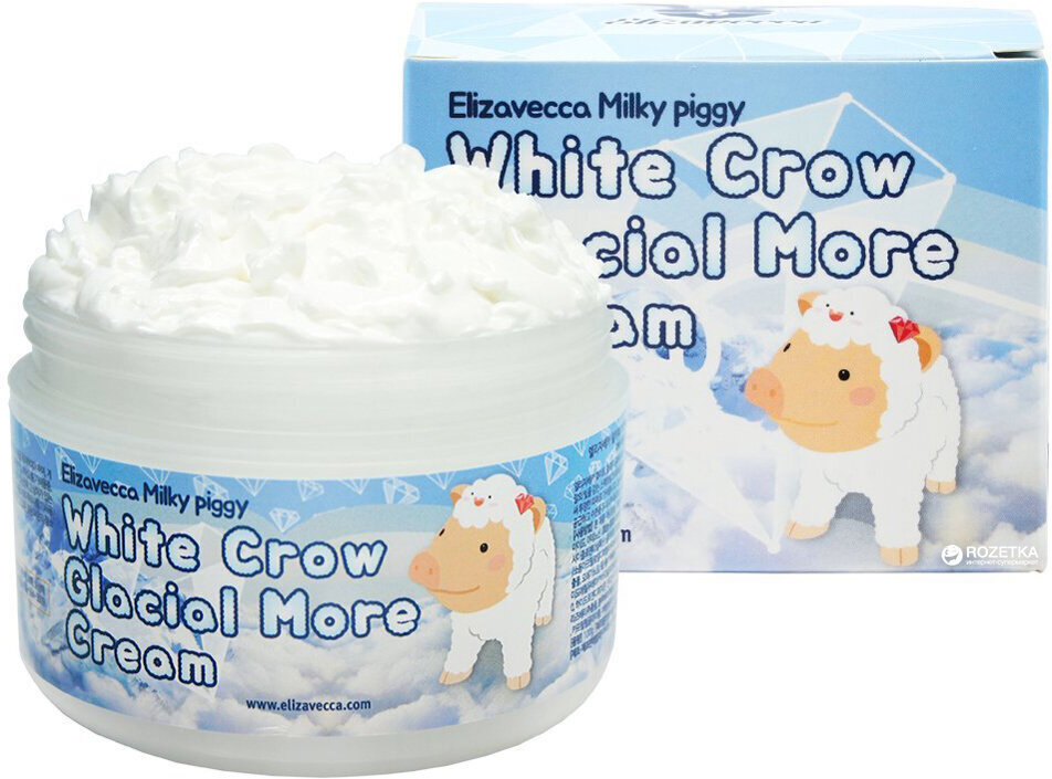 Elizavecca Milky Piggy White Crow Glacial More -vaalentava kasvovoide, 100 g hinta ja tiedot | Kasvovoiteet | hobbyhall.fi