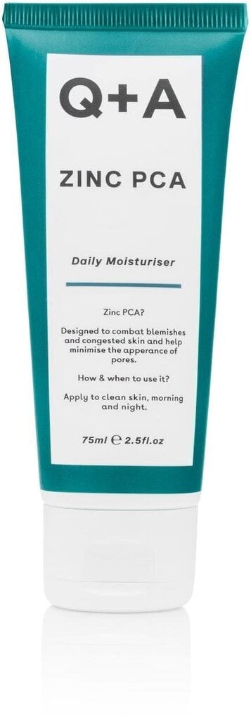 Q+A Zinc PCA Daily Moisturiser päivävoide 75 ml hinta ja tiedot | Kasvovoiteet | hobbyhall.fi