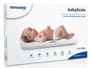 Lasten elektroninen vaaka Miniland, 20 kg asti hinta ja tiedot | Vauvan terveydenhoito | hobbyhall.fi