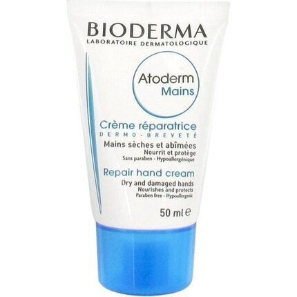 Korjaava käsivoide Bioderma Atoderm Mains 50 ml hinta ja tiedot | Vartalovoiteet ja -emulsiot | hobbyhall.fi