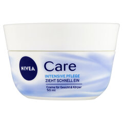 Nivea Care päivävoide 50 ml hinta ja tiedot | Vartalovoiteet ja -emulsiot | hobbyhall.fi