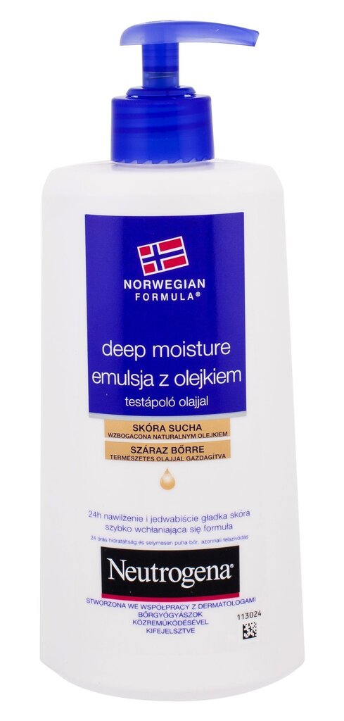 Neutrogena kasvovesi, 400 ml hinta ja tiedot | Vartalovoiteet ja -emulsiot | hobbyhall.fi