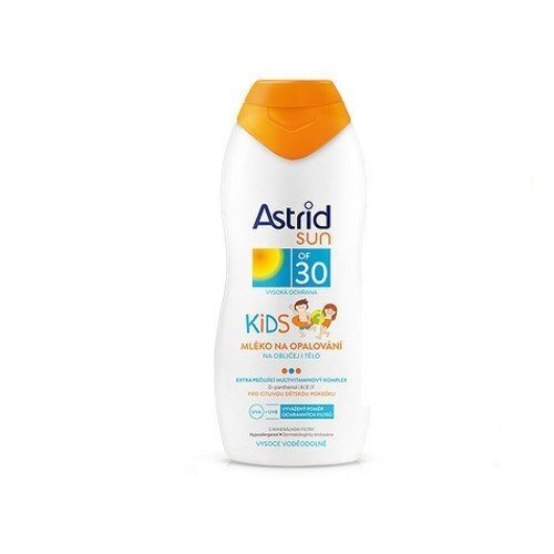 Astrid Sun Kids Face and Body Lotion SPF30 aurinkovoide lapsille 200 ml hinta ja tiedot | Aurinkovoiteet | hobbyhall.fi