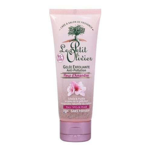 Le Petit Olivier Almond Blossom Anti-Pollution kuorintatuote 75 ml hinta ja tiedot | Vartalokuorinnat | hobbyhall.fi