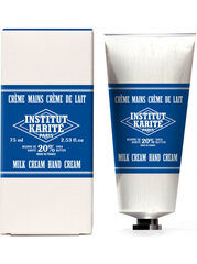 Institut Karite Shea Hand Cream Milk Cream käsivoide 75 ml hinta ja tiedot | Vartalovoiteet ja -emulsiot | hobbyhall.fi
