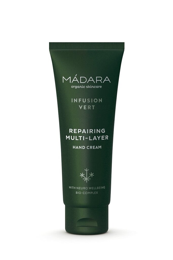 Madara Infusion Vert Repairing Multi-Layer -käsivoide, 75 ml hinta ja tiedot | Vartalovoiteet ja -emulsiot | hobbyhall.fi