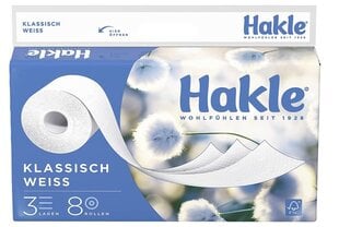 Hakle WC-paperi, 8 rullaa hinta ja tiedot | WC-paperit ja talouspaperit | hobbyhall.fi