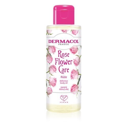 Dermacol Rose Flower Care vartaloöljy 100 ml hinta ja tiedot | Vartalovoiteet ja -emulsiot | hobbyhall.fi