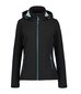 Icepeak naisten softshell-takki Brenham 54970-4*999, musta/minttu 6438549277579 hinta ja tiedot | Naisten ulkoilutakit | hobbyhall.fi