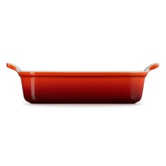 Le Creuset suorakulmainen Heritage kivitavarat 26x19cm / 2,4L oranssi hinta ja tiedot | Uunivuoat ja leivontavälineet | hobbyhall.fi