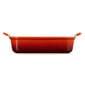 Le Creuset suorakulmainen Heritage kivitavarat 26x19cm / 2,4L oranssi hinta ja tiedot | Uunivuoat ja leivontavälineet | hobbyhall.fi