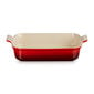 Le Creuset Suorakulmainen Heritage-kivitavarat 32x24cm / 4L oranssi hinta ja tiedot | Uunivuoat ja leivontavälineet | hobbyhall.fi