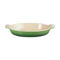 Le Creuset Oval Baking dish Heritage kivitavarasta 28cm / 1,6L bambu vihre&auml; hinta ja tiedot | Uunivuoat ja leivontavälineet | hobbyhall.fi