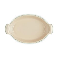 Le Creuset Oval Baking dish Heritage kivitavarasta 28cm / 1,6L bambu vihre&auml; hinta ja tiedot | Uunivuoat ja leivontavälineet | hobbyhall.fi